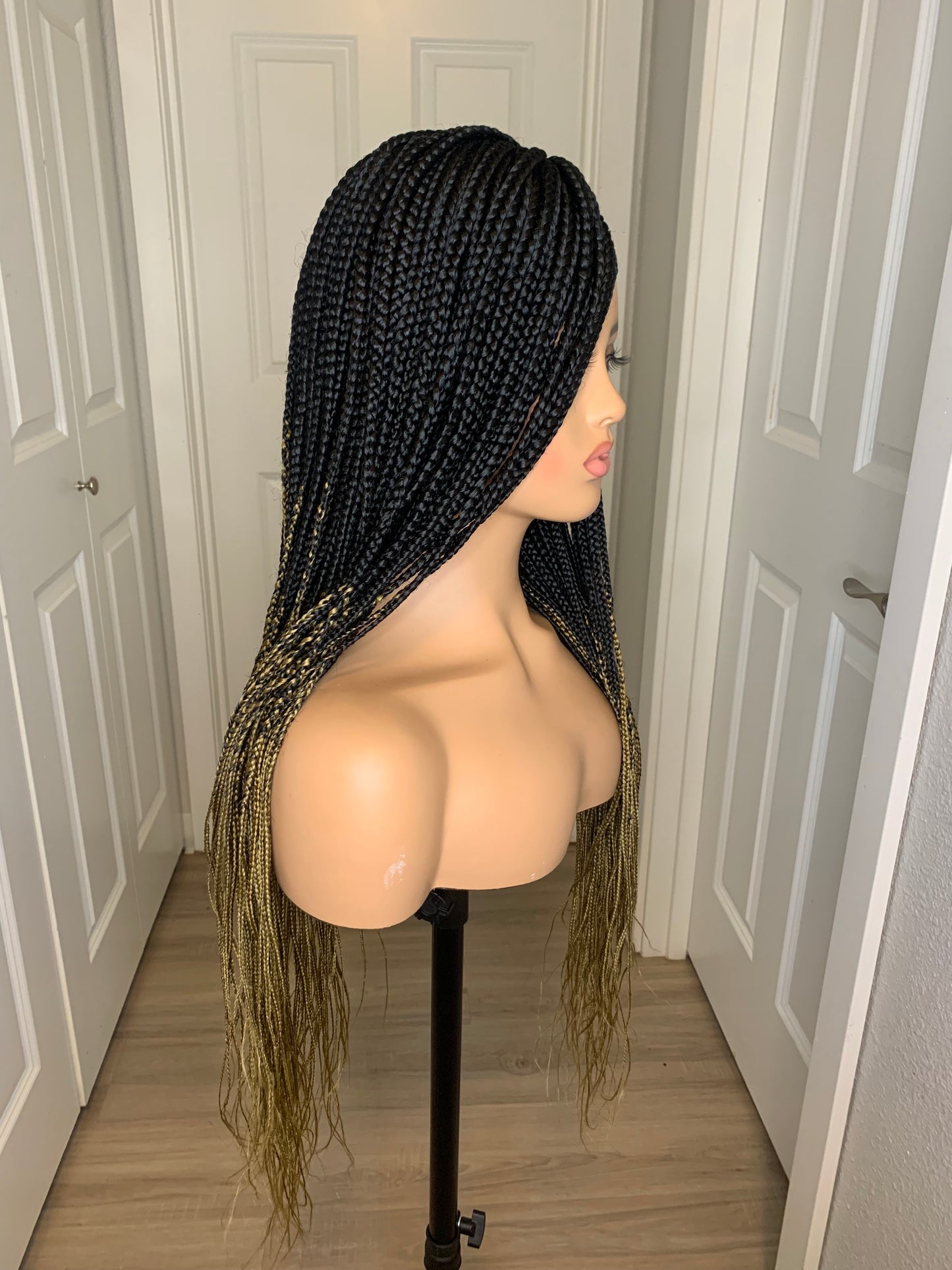 32" Ombre Hand Braided Wig