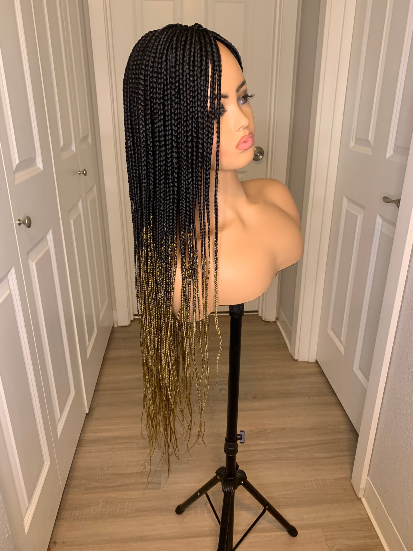 32" Ombre Hand Braided Wig