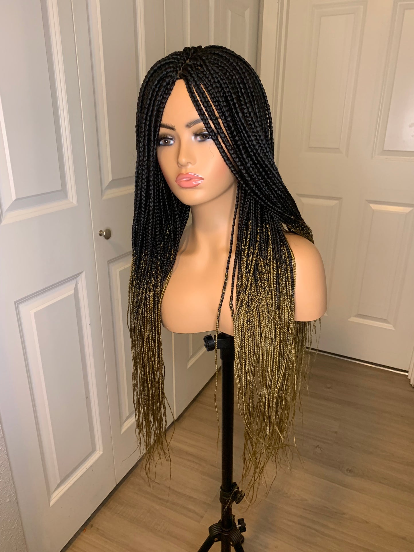 32" Ombre Hand Braided Wig