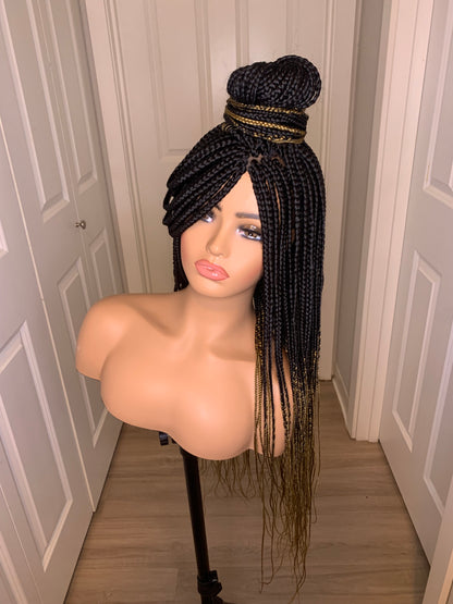 32" Ombre Hand Braided Wig