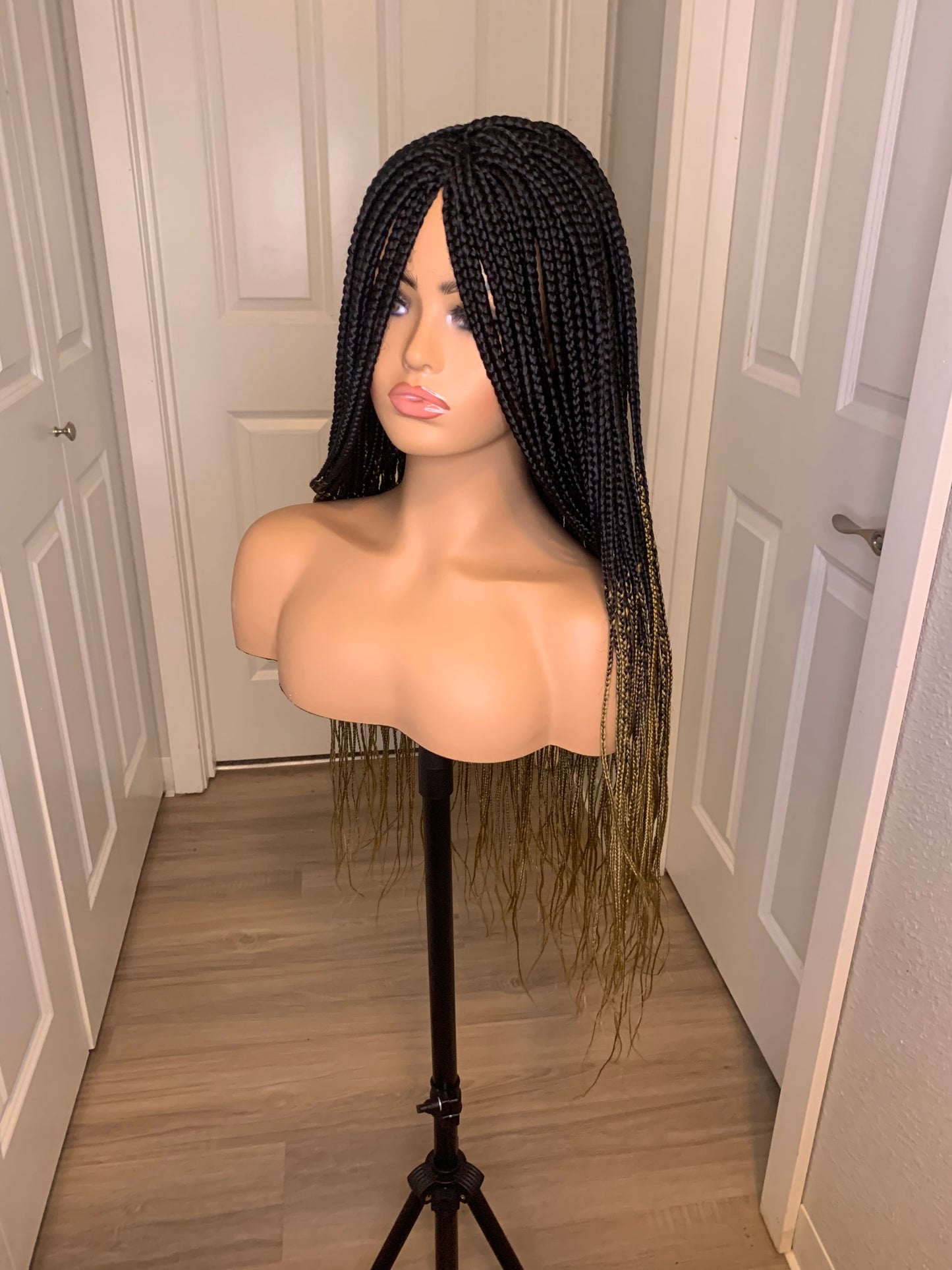 32" Ombre Hand Braided Wig