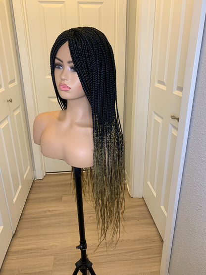 32" Ombre Hand Braided Wig