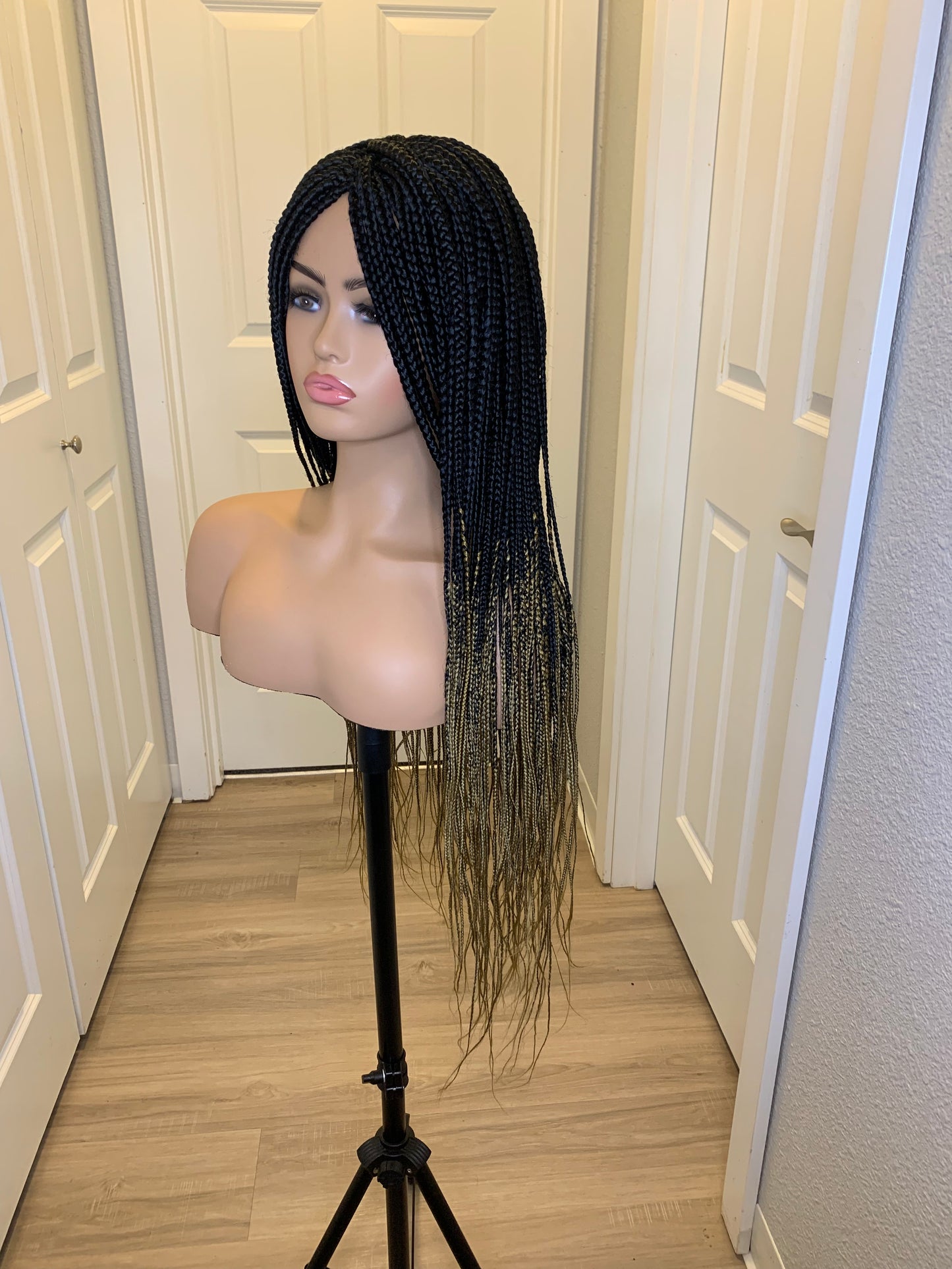 32" Ombre Hand Braided Wig