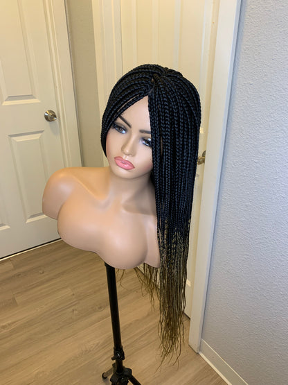 32" Ombre Hand Braided Wig