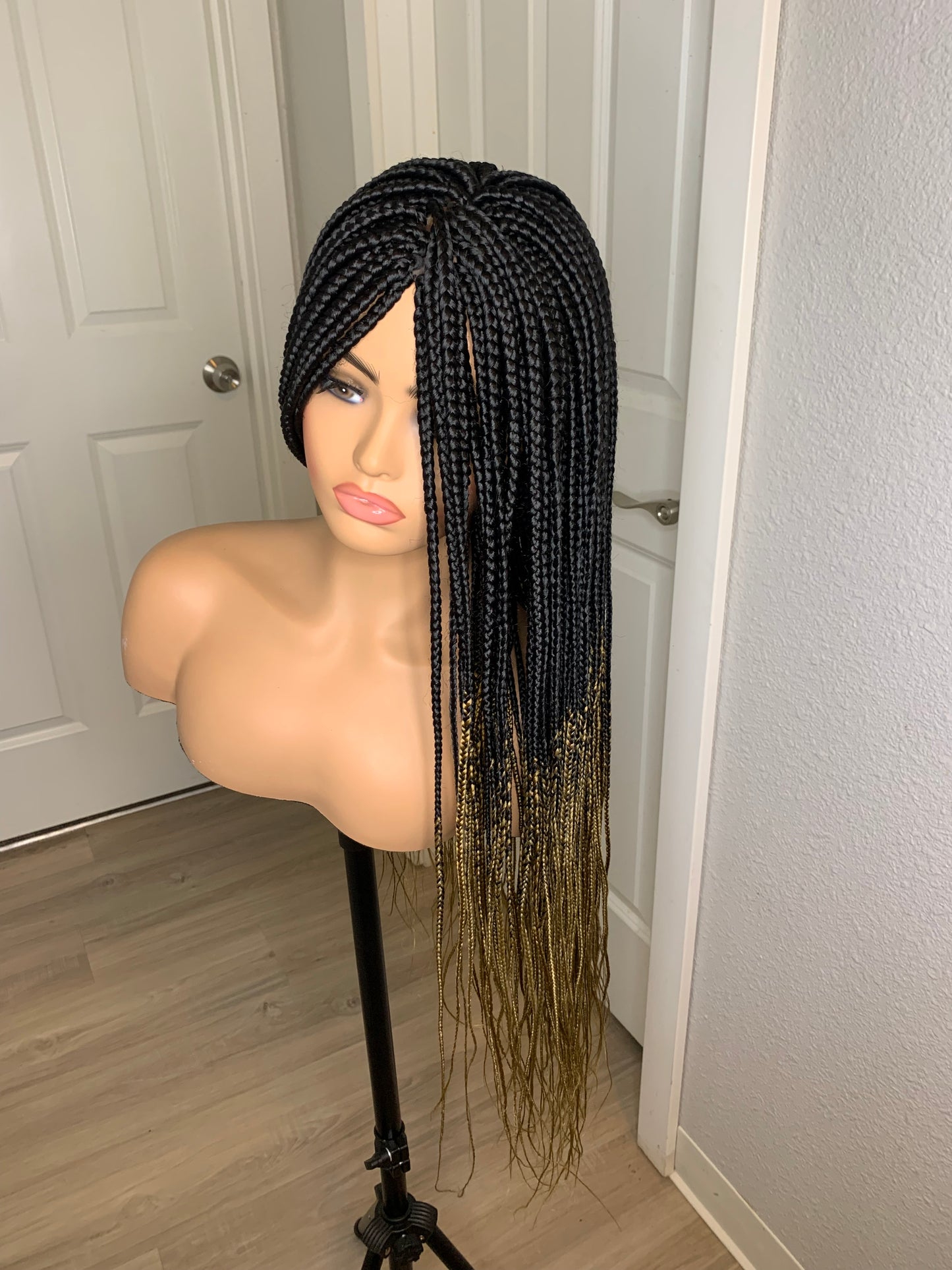 32" Ombre Hand Braided Wig