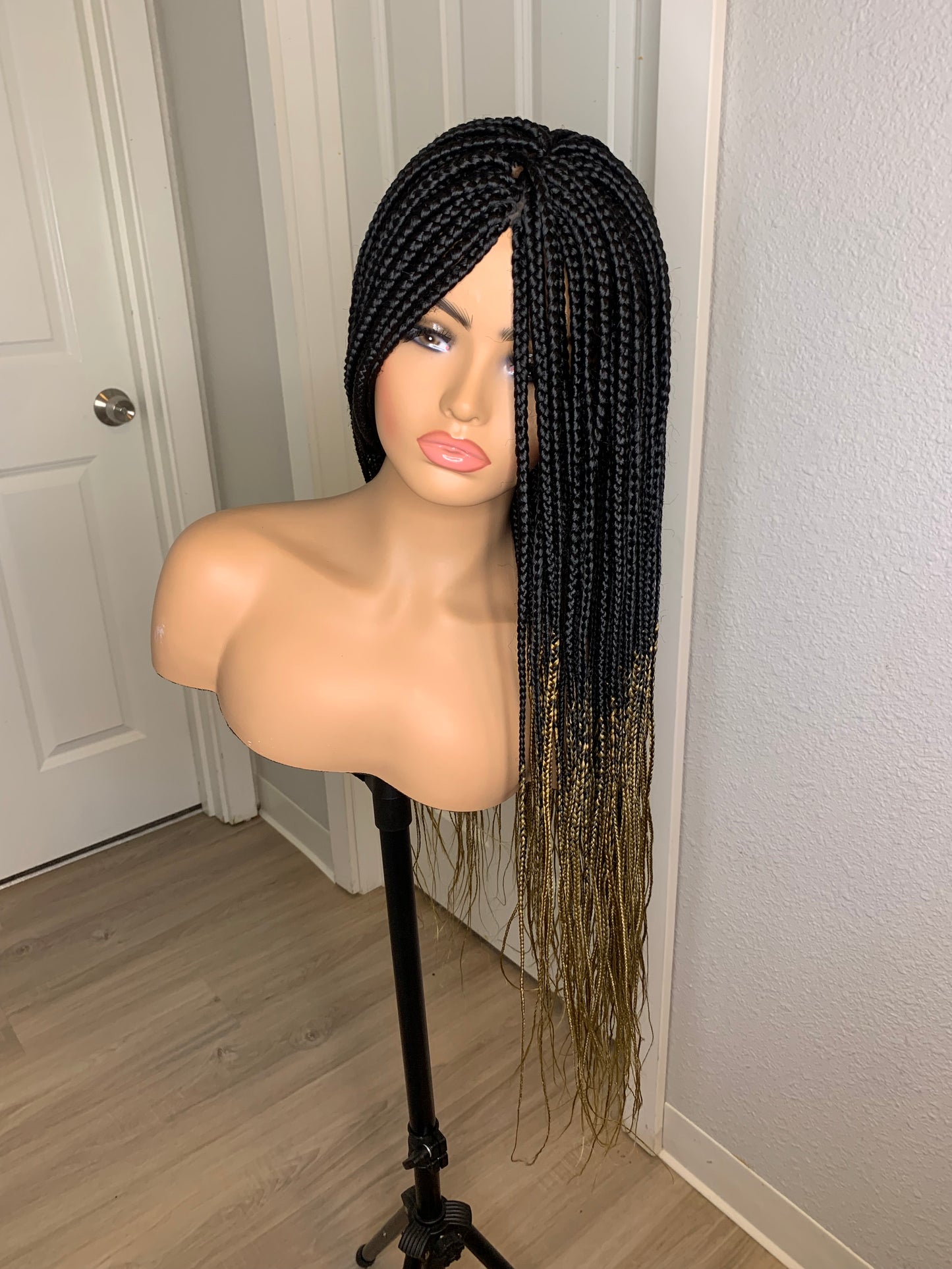 32" Ombre Hand Braided Wig