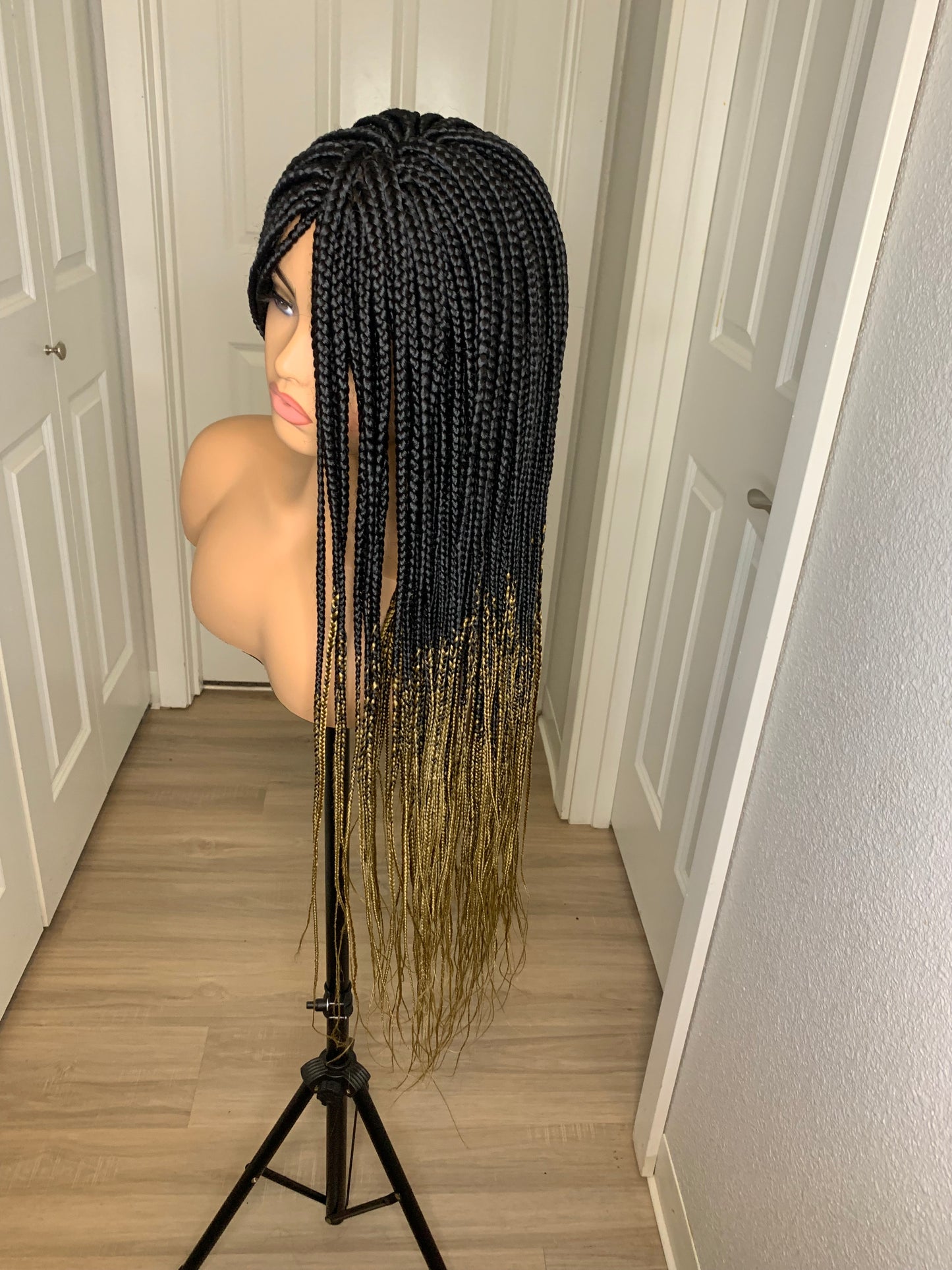 32" Ombre Hand Braided Wig